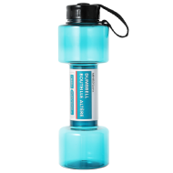 MINISO Sports Dumbbell Shaped Water Bottle 700ml (Navy Blue)