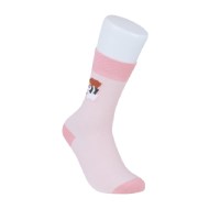 MINISO We Bare Bears Collection 4-0 Fashion Patterned Socks 21cm - Pink