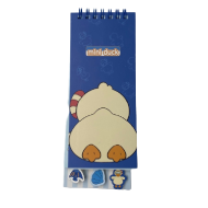 MINISO Diving Duck Series Figure Wirebound Book 80 Sheets-Lying Diving Duck