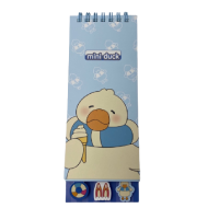 MINISO Diving Duck Series Figure Wirebound Book 80 Sheets - Swim Ring Diving Duck