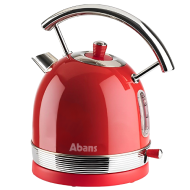 Abans 1.7L Pyramid Kettle with Gloss Red Finish 