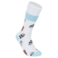 Miniso We Bare Bears Collection 4.0 Fashion Patterned Socks 21cm (Blue)
