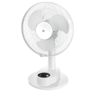 DP Rechargeable 12 Inch Table Fan With 3 USB Charge  (4500mAh)