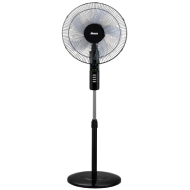 Abans 16 Inch Stand Fan With Remote (Black)