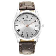 Titan Trendsetters With Silver White Dial - Gents