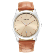 Titan Trendsetters With Light Rose Gold Dial - Gents 