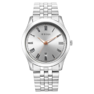 Titan Urban Silver White Dial Metal Strap Watch - Gents 
