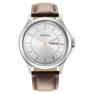 Titan Trendsetters With Silver White Dial - Gents