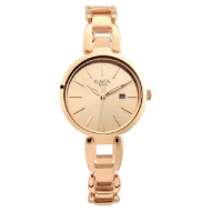 TITAN Raga Viva Rose Gold Dial Metal Strap Watch - Ladies 