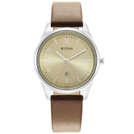 TITAN Trensetters With Beige Dial - Ladies