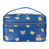 Miniso TomJerry I Love Cheese Collection Funny Cheese Cosmetic Bag (Dark Blue)