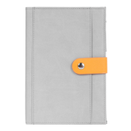 Miniso A5 Business Book with Snap - 80 Sheets (Gray)