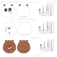 Miniso We Bare Bears Manicure Set
