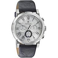 TITAN Round Analog White Dial Men's Watch - Gents