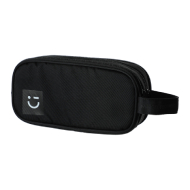 Miniso Smiling Face Cosmetic Bag with Strap (Black)