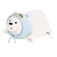 Miniso We Bears Lying Plush Toy (Ice Bear)