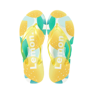 Miniso Women's Fruit Flip Flop (Lemon) - Size 37
