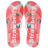 Miniso Women's Fruit Flip Flop (Strawberry) - Size 38