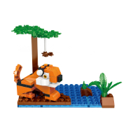 Miniso Rainforest Animal Building Blocks (Tiger) 73Pcs
