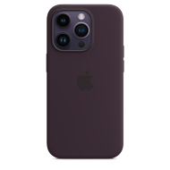 Apple iPhone 14 Silicon Full Back Cover (Deep Purple)