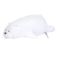Miniso Large Lying Plush Toy with (Ice Bear)