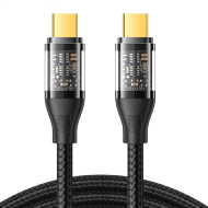 Joyroom S-CC100A12 â€“ 100W Type-C to Type-C Data Cable (1.2m) â€“ Black