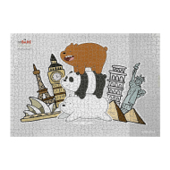Miniso We Bears 1000 Pieces Puzzle-Place Of (Inte Rest)