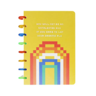 Miniso Rainbow Series Wire bound Book Rainbow Yellow (96 Sheets)