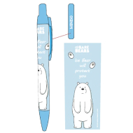 MIniso We Bears 1.0 Ballpoint Pen Ice Bear (Black Ink)