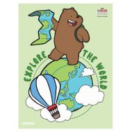 Miniso We Bare Bears 4.0 Go Traveling 300 Pieces Puzzle (38*30.5cm) (Grizzly)
