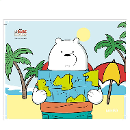 MINISO We Bare Bears 4.0 Go Traveling 300 Pieces Puzzle (38X30.5Cm) (Ice Bear)