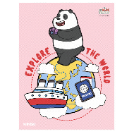 We Bare Bears 4.0 Go Traveling 300 Pieces Puzzle (38*30.5cm) (Panda)