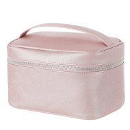 MINISO Rectangular Pearlized Pink Cosmetic Bag (Pink)