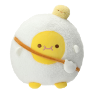 MINISO Cute Yolk Standing Plush Toy White 27cm