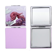 MINISO Disney The Little Mermaid Collection Glitter Quadrate Compact Mirror