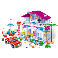 MINISO 552pcs Holiday Villa Building Blocks Construction Toy for Kids Gift