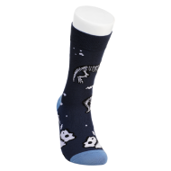 Miniso Animals Series Crew Socks 21cm Tyrannosaurus Dark Blue