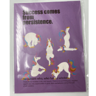 MINISO School Season Series A5 Yoga Stitch-bound Book - 40 Sheets (Unicorn)