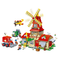 MINISO 860pcs Farm Big Castle Building Blocks Construction Toy for Kids Gift