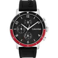 Calvin Klein Men Gauge Round Watches (Black)