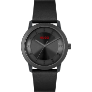 HUGO Ensure Analog Men's Watch (Black)