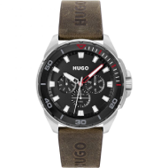 HUGO Fresh Analog Men's Watch (Brown)