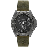 HUGO Fresh Analog Men's Watch (Green)