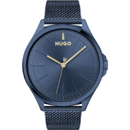 HUGO Men's Analogue Quartz Watch (Blue)