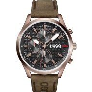 HUGO Men's Chase Quartz Multifunction Watch (Brown)