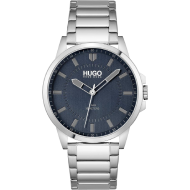 HUGO Men's Chase 46mm Quartz Multifunction Watch (Stainless Steel)