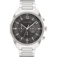 Calvin Klein Men's Chronograph Stainless Steel Watch (Grey) 