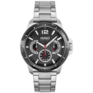 HUGO Sport Men's Multifunction Casual Watch (Stainless Steel)