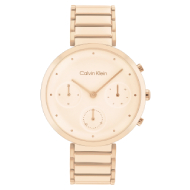 Calvin Klein Women's Minimalistic T-Bar Rose Gold Watch (Gold)