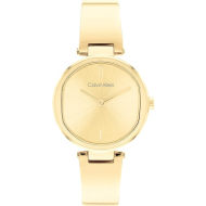 Calvin Klein Women's Quartz Bangle Bracelet Watch (Gold)